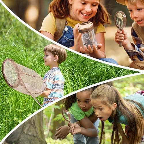 ROBUD Kids Explorer Kit, Bug Catcher Kit with Bag Kit, Outdoor Exploration Set for Camping, Montessroi Toy for Kids Coming Closer to Nature，WRP07 thumbnail 8