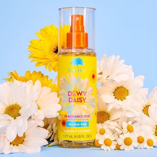 Tree Hut Dewy Daisy Hair & Body Mist, Body Spray, 6 Fl Oz | Body Spray, Fragrance with Velvety Florals & Fresh Green Notes, Everyday Fragrance Spray for Women thumbnail 3