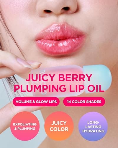TOCOBO Juicy Berry Plumping Lip Oil 18 Cozy Pink – Korean Vegan Hydrating Lip Oil with Plant Oils for High Shine Gloss - Non Sticky Formula for All Skin Tones, 0.12 fl.oz. thumbnail 2