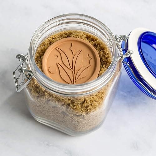 Goodful Brown Sugar Saver and Softener Disc with Elegant Leaf Design, Multiple Uses for Food Storage Containers, Reusable and Food Safe, Terracotta, 2 Pack thumbnail 8