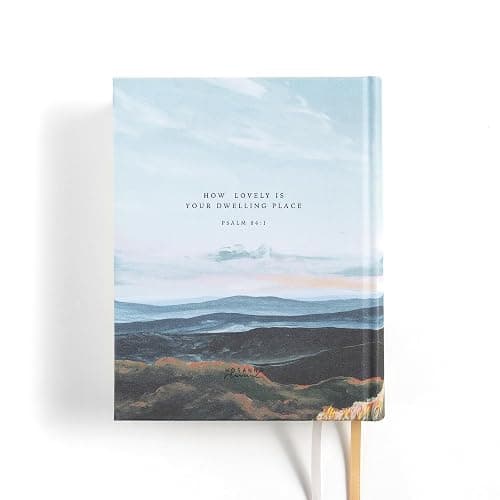 CSB Notetaking Bible, Hosanna Revival Edition, Roan Mountain Cloth Over Board, Black Letter, Single-Column, Journaling Space, Reading Plan, Easy-to-Read Bible Serif Type thumbnail 2