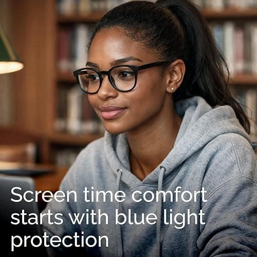 IBOANN Blue Light Blocking Glasses for Women - 3 Pack | Blue Light & UV Protection, Round Frames, Screen-Ready Style, Chic & Comfy thumbnail 2
