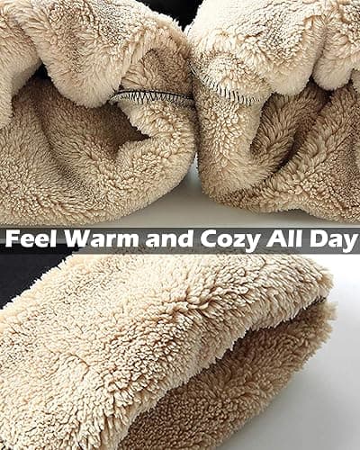GXAMOY Men's Winter Fleece Pants Sherpa Lined Sweatpants Active Warm Thick Jogger Pants thumbnail 3