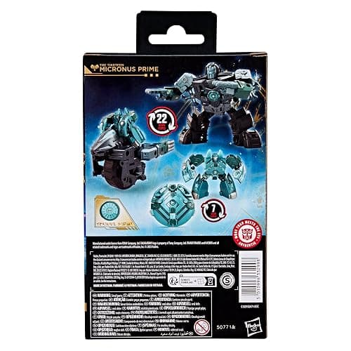 Transformers Age of The Primes The Thirteen Micronus Prime, Deluxe Class 5.5-Inch Converting Action Figure, Robot Toys for Ages 8+ thumbnail 5