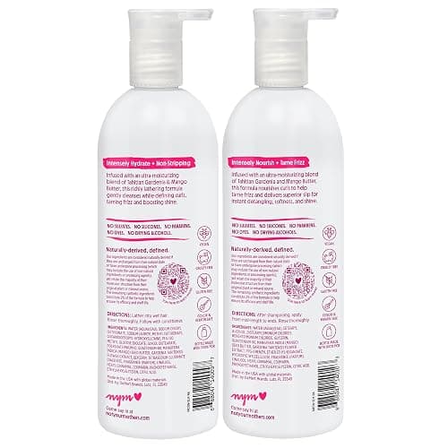 Not Your Mother's Naturals Curl Defining Shampoo and Conditioner (2 Pack) - 98% Naturally Derived Ingredients - All Hair Types - Gardenia Mango Butter thumbnail 8