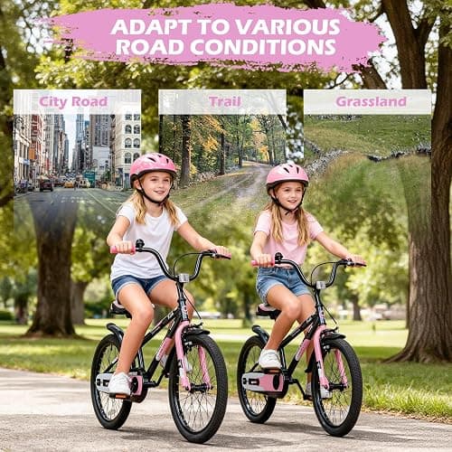 WEIZE Kids Bike, 16 20 Inch Children Bicycle for Boys & Girls Ages 4-12 Years Old, Rider Height 41-62 Inch, Adjustable Seat & Handlebars, Coaster Brake, Multiple Color Options thumbnail 8