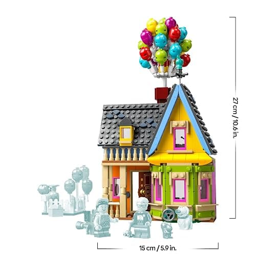 LEGO Disney et Pixar La Maison de « Là-Haut » Jouet avec Ballons - Figurines Carl, Russell et Doug, Maquette Collection pour Filles et garçons, Idée Cadeau Iconique 43217 thumbnail 3