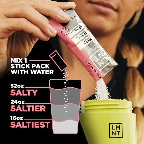 LMNT Zero Sugar Electrolytes - Raspberry Salt | Drink Mix | 30-Count thumbnail 6