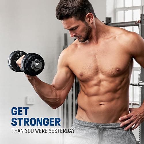 Yes4All Fractional Weight Plates Set, Available In Steel And Rubber, Set of 2/4/6 Plates in 1.25LB, 2.5LB, or 5LB Sizes, Micro Change Plates for Dumbbell and Olympic Barbell Weightlifting thumbnail 7