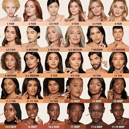 Charlotte Tilbury Beautiful Skin Concealer - Under Eye Concealer & Color Corrector for Dark Circles - Hydrating, Medium-Buildable Coverage with a Radiant, Natural-Looking Finish thumbnail 7