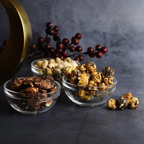 Lartique Mini 3.5 Inch Glass Bowls - Perfect for Prep, Dips, Nuts, or Candy - Set of 12 thumbnail 4