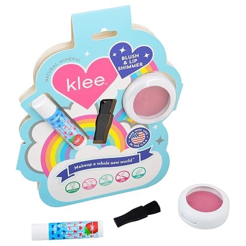 LunaStar Klee Blush and Lip Shimmer Makeup Kit. Gentle and Non-Toxic. Kid-Friendly. Made in USA. (Sweet Cherry Spark) thumbnail 2