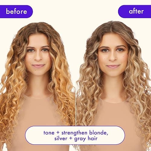 amika bust your brass cool blonde strength repair shampoo thumbnail 3