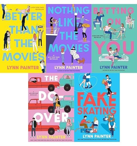 Lynn Painter 5 Books Collection Set: Better Than the Movies, Nothing Like the Movies, Betting on You, The Do-Over and Fake Skating - Image 1