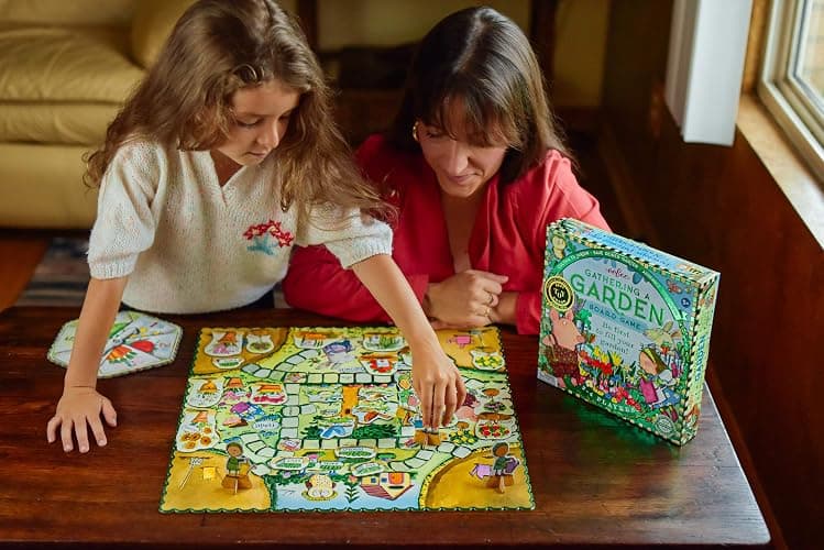 eeBoo: Gathering a Garden Board Game, Educational Games and Activities That Cultivate Conversation, Socialization, and Skill-Building, Perfect for Ages 5 and up thumbnail 4