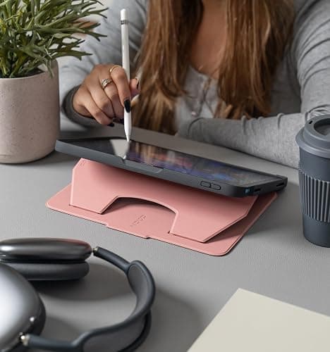 ZUGU CASE for iPad A16 11th Generation 11 Inch (2025), 10th Gen 10.9 Inch (2022) Magnetic Stand & Sleep/Wake Cover, Model #s A3354, A3355, A3356, A2696, A2757, A2777, Desert Rose thumbnail 3