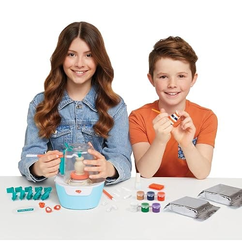 Make It Real: Mini Pottery Studio Deluxe Set - DIY All-in-1 Sculpting Craft Kit, All Skill Levels, Miniature Clay Projects, Kids Girls & Tweens Age 8+ thumbnail 2
