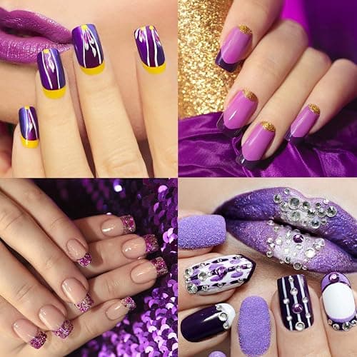 Hanyousheng 5Pcs Silicone Nail Art Sculpture Pen, Dual Tipped Silicone Rhinestone Nail Polish Carving Pen, Nail Art DIY Decoration Tool Nail Polish Brush Dotting Salon Tool Set thumbnail 7