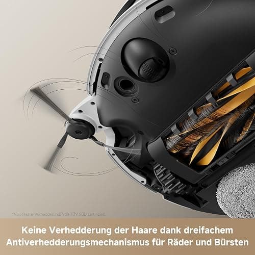 Mova V50 Ultra Complete Saugroboter mit Wischfunktion 24.000 Pa, 6cm Hindernisüberwindung, Liftable Navigation+RGB AI+LED, 80℃ Heißwasserwäsche & 63℃ Selbsttrocknung, DuoSolution System, Tricut Bürste thumbnail 6