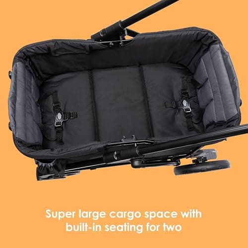 Open Box Baby Trend Navigator 2-in-1 Stroller Wagon, Dash Black thumbnail 13