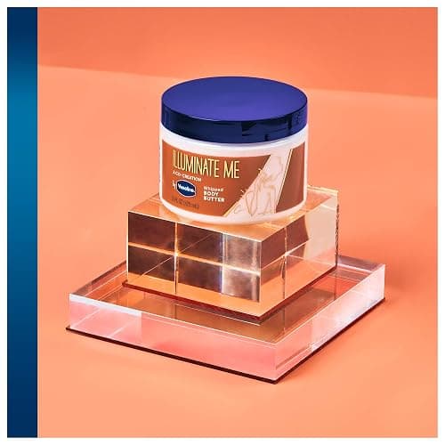 Vaseline Illuminate Me Shea Butter Whipped Body Butter for Melanin Rich Skin Provides 24 Hour Moisturization for Dry Skin 11 oz thumbnail 4