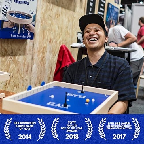 KLASK: The Magnetic Award-Winning Party Game of Skill - for Kids and Adults of All Ages That’s Half Foosball, Half Air Hockey thumbnail 5