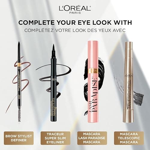 L’Oréal Paris Waterproof Telescopic Mascara, Lengthening Mascara, Unique Non-Clumping Formula Delivering Intense Length For Sensitive Eyes, Black, 7.3 ml thumbnail 7