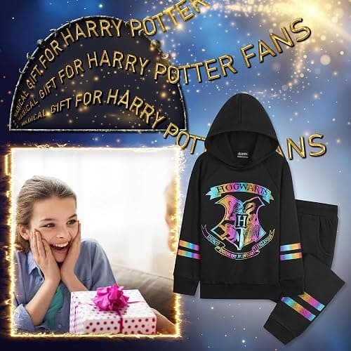 Harry Potter Girls Tracksuit, Hoodie and Girls Tracksuit Bottoms thumbnail 2