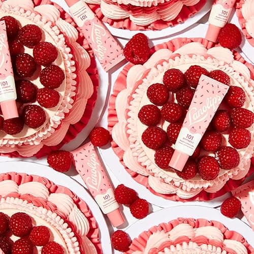 Lanolips 101 Ointment - Lanolin Lip Balm for Smooth, Hydrated & Healthy Lips - Multipurpose Lip Ointment with Lanolin Oil for Dry Lips, Cuticles & More - Raspberry Shortcake (0.52 oz) thumbnail 4