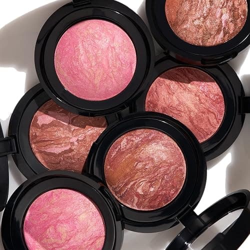 LAURA GELLER NEW YORK Baked Blush-n-Brighten Marbleized Blush for Cheeks - Pink Buttercream - Natural Finish - Buildable Color thumbnail 9