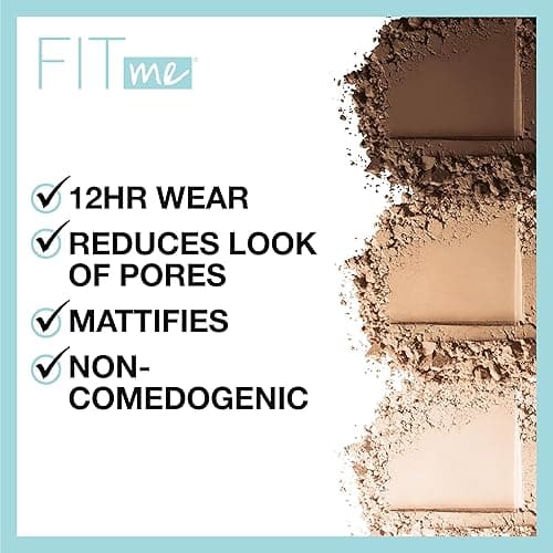 Maybelline Fit Me Matte + Poreless Pressed Face Powder Makeup & Setting Powder, Translucent, 1 Count - 100 TRANSLUCENT - 0.29 Ounce (Pack of 1) thumbnail 2