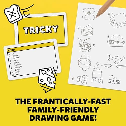 Six Second Scribbles: The frantically fast and fantastically fun drawing game | A family friendly party game for children, teens and adults (Six Second Scribbles) thumbnail 3