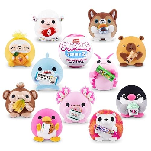 Snackles Series 2 Mystery UNbox 5 Inch Plush in Capsule by ZURU, Ultra Soft Plush, Collectible Plush with Real Licensed Brands, Stuffed Animal thumbnail 6