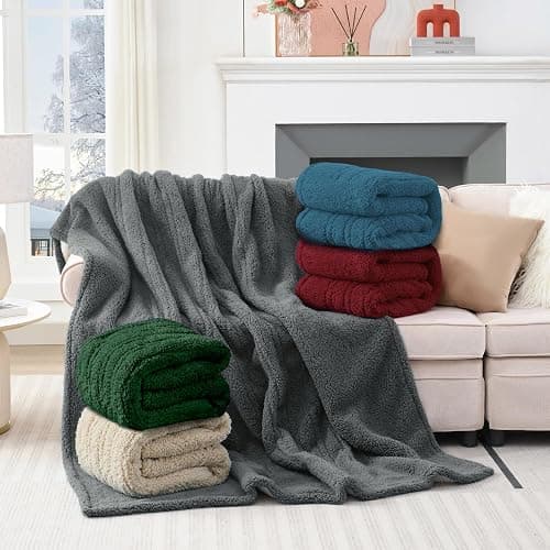 MAXEVE Heated Blanket Electric Throw 50"x60" Soft Double Sided Sherpa Heating Blanket with 8 Fast Heating Levels & 1-8H Auto-Off, Over-Heat Protection, Machine Washable, ETL Certification, Pink thumbnail 8