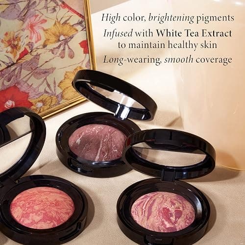 LAURA GELLER NEW YORK Baked Blush-n-Brighten Marbleized Blush for Cheeks - Pink Buttercream - Natural Finish - Buildable Color thumbnail 7
