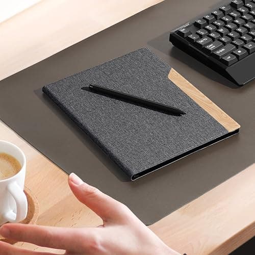 Ayotu Case for Remarkable 2 Paper Tablet 10.3" 2020 Released, Fabric Folio Cover with Pen Pocket, Stable Stand Design, Black & Light Cork (Exclusive Templates Provided) thumbnail 7