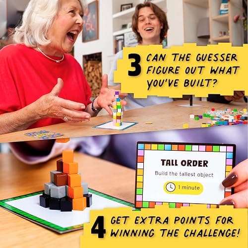 Big Potato Block Party: Colourful Block Building Family Board Game for Kids Aged 8+, Adults, Teens thumbnail 4