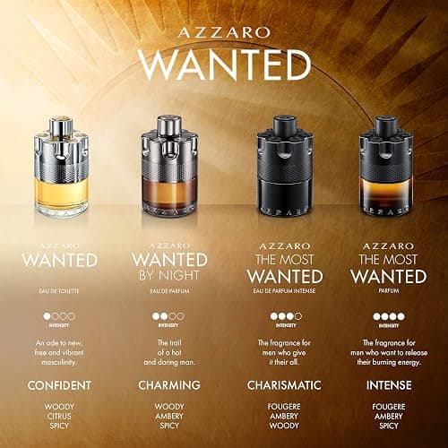 Azzaro The Most Wanted Parfum - Intense Mens Cologne - Spicy & Seductive Fragrance for Date Night - Lasting Wear - Irresistible Luxury Perfumes for Men thumbnail 6