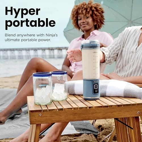 Ninja BC151BK Blast Portable Blender, Cordless, 18oz. Vessel, Personal Blender-for Shakes & Smoothies, BPA Free, Leakproof-Lid & Sip Spout, USB-C Rechargeable, Dishwasher Safe Parts, Black thumbnail 7