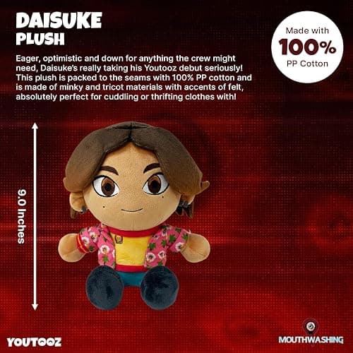 Youtooz Mouthwashing Daisuke 9" Plush | Collectible, Mouthwashing Collection thumbnail 2