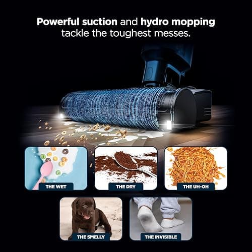 Shark | Wet Dry Vacuum Cleaner | Vacuum and Mop Combo | HydroVac MessMaster | 3-in-1 Self-Cleaning + Powerful Suction | 2 Brushrolls & 2 Solutions Included | Hardwood Floor & Area Rug Cleaner | AW261 thumbnail 3