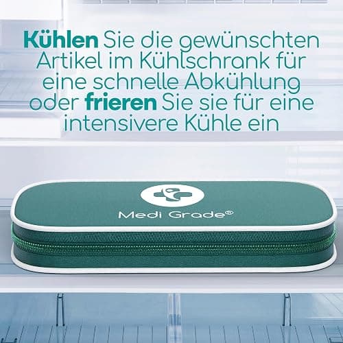 Migräne Kühlmaske Gesicht - Gel Augenmaske Kühlend Wiederverwendbar mit 2x Augen Kühlpads, 1 Lycra-Gewebe, Kühlende Aufbewahrungstasche - Entspannung zu Hause Augenkühlmaske mit Bänder thumbnail 7