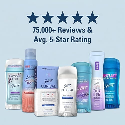 Secret Anti-Perspirant Deodorant Invisible Solid Powder Fresh Twin Pack 5.20 oz thumbnail 10