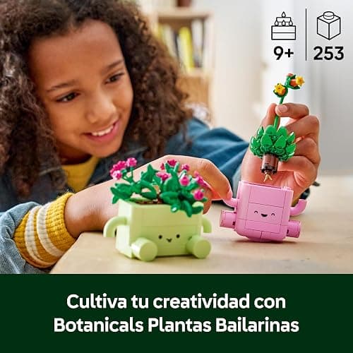 LEGO Botanicals Plantas Bailarinas - Set con 2 Flores Artificiales y Macetas Color Pastel - Plantas de Interior para la Decoración del Dormitorio - Regalo para Niñas de 9+ Años y Adultos - 11506 thumbnail 2