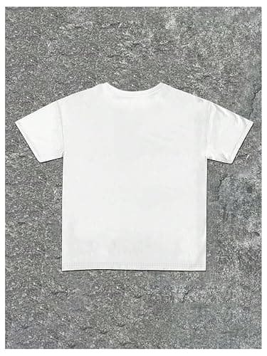 Verdusa Women's Lips Print Graphic Tees Y2k T Shirts Summer Crew Neck Vintage Going Out Tops thumbnail 2
