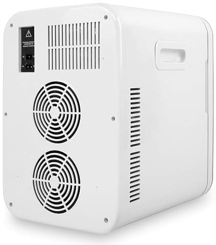 Cooluli 20 Liter Mini Fridge with Temperature Control - White Thermoelectric Cooler and Warmer for Bedroom, Office, Car, Dorm thumbnail 8