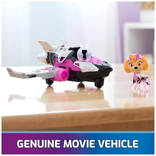Paw Patrol: The Mighty Movie, Airplane Toy with Skye Mighty Pups Action Figure, Lights and Sounds, Kids Toys for Boys & Girls 3+ thumbnail 3