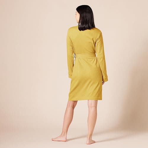 Amazon Essentials Women's Lightweight Waffle Mid-Length Robe (Available in Plus Size) thumbnail 3
