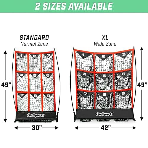 GoSports Baseball and Softball Pitching Strike Zone Target Net - Choose Your Size - Standard 49 x 30 Inches thumbnail 6