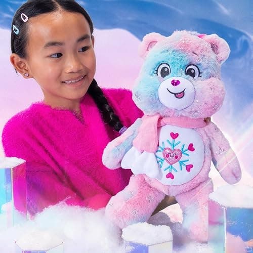 Care Bears - Collector Edition 14" Snowflake Sparkle Bear - Medium Size Plush - Soft, Huggable Plushie, Stuffed Animal for Girls and Boys, Ages 4+ thumbnail 2